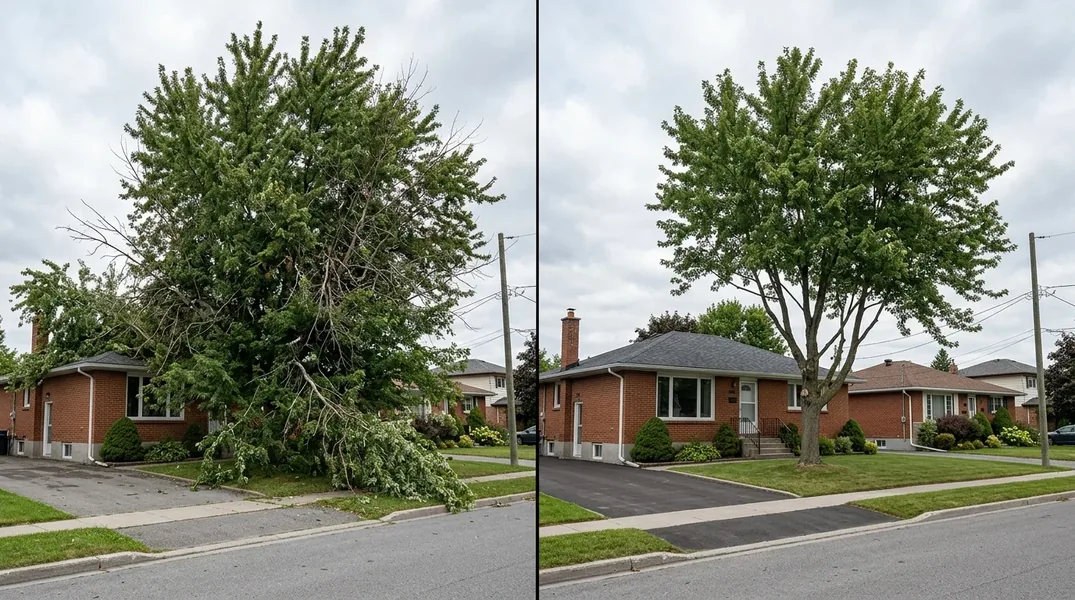 Résultat émondage à Longueuil — Emondage Longueuil