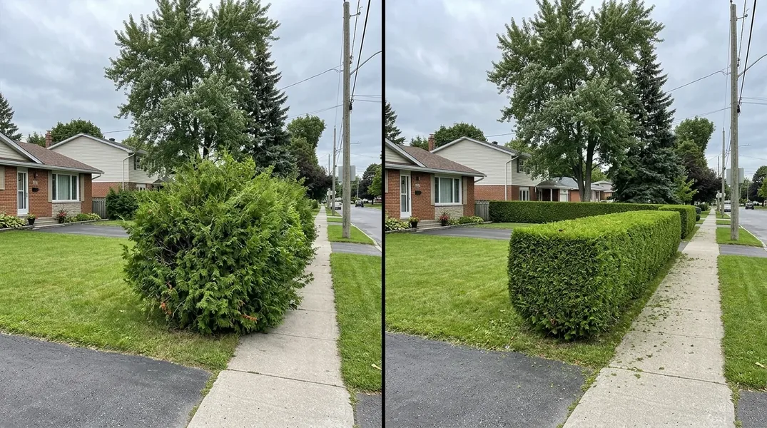 Résultat émondage à Longueuil — Emondage Longueuil
