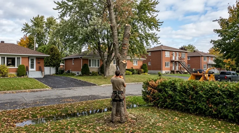 Abattage de frene atteint Longueuil