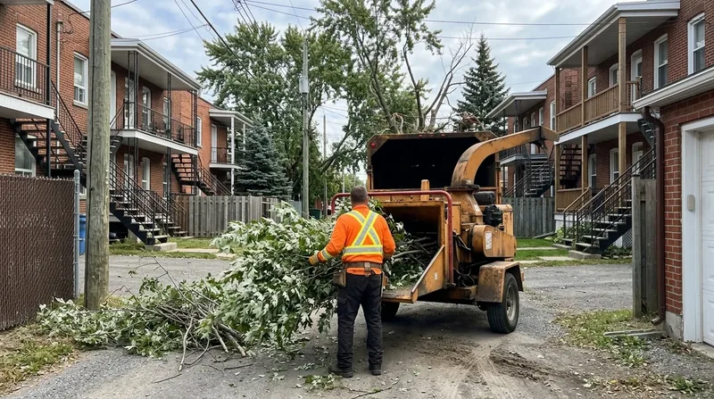 Dechiquetage de branches Longueuil