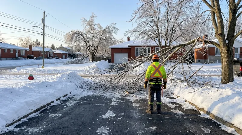 Degats de verglas et de vent Longueuil